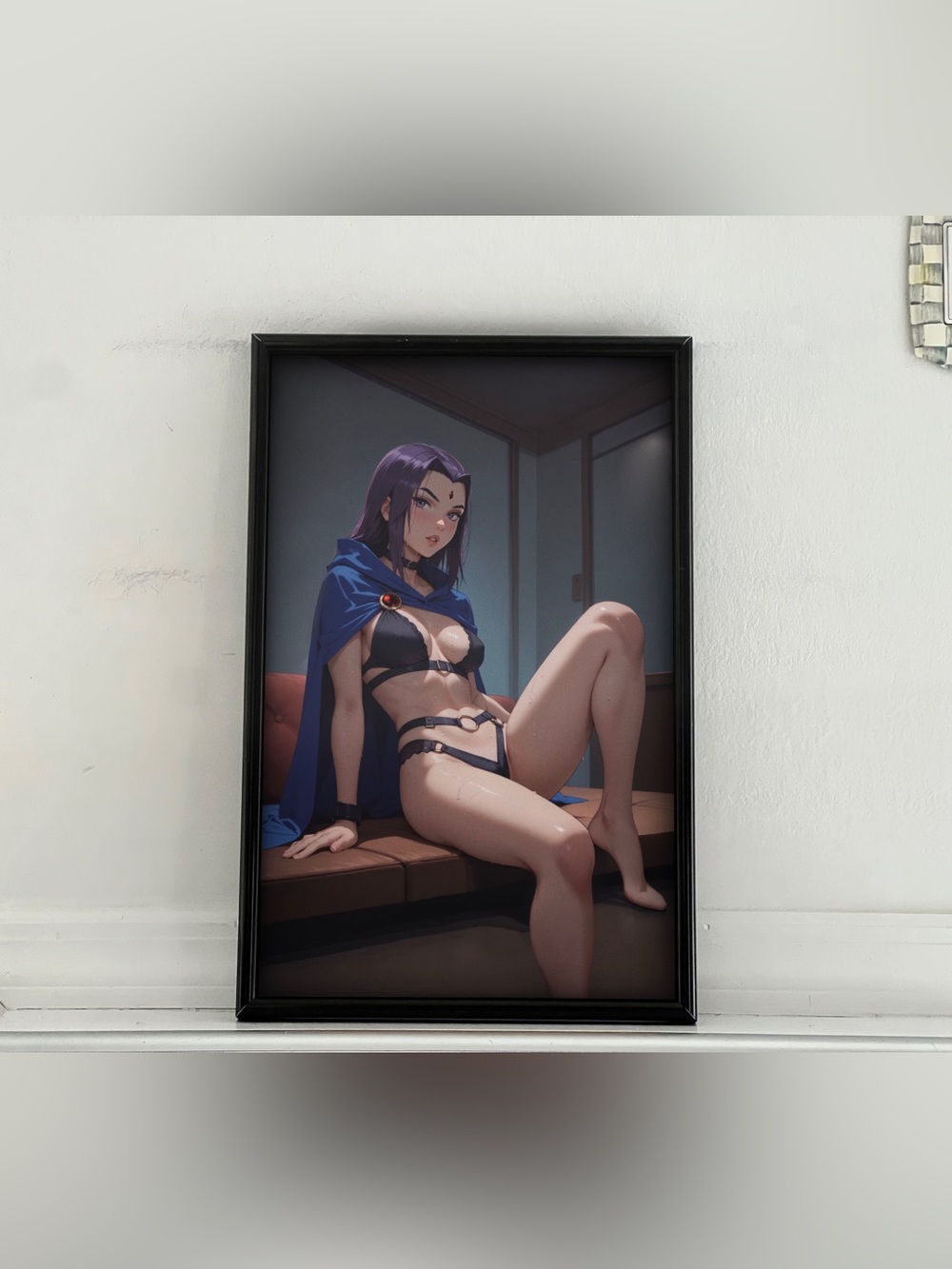 Teen Titans Raven Art pinup girl Poster